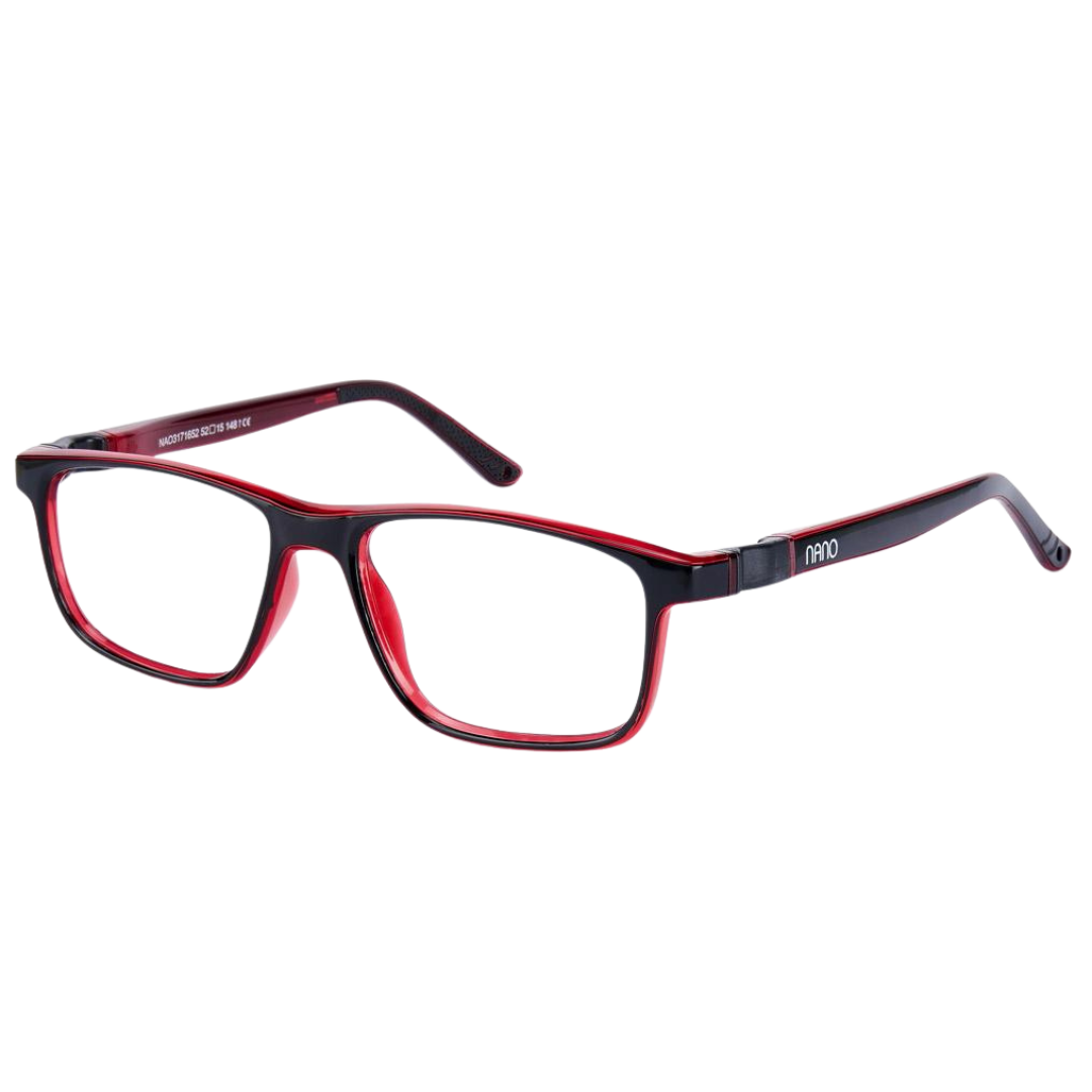 Lentes negro con rojo sale