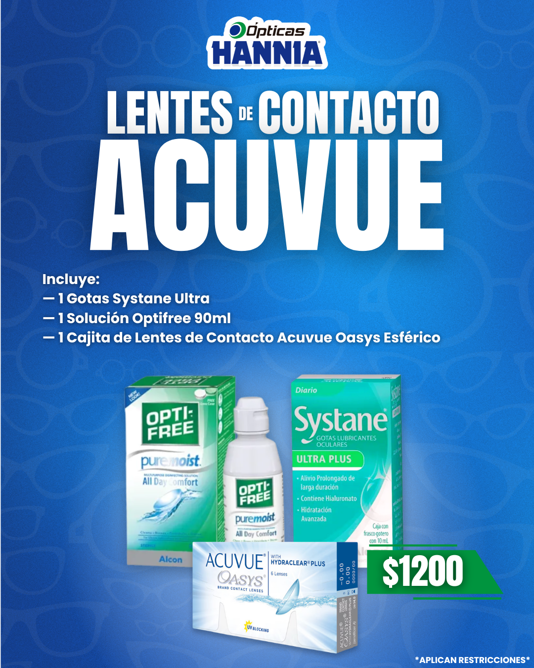 Paquete Acuvue Oasys Esférico
