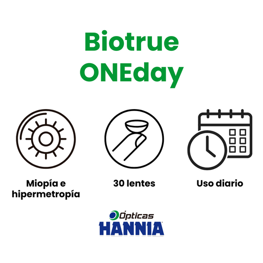 Biotrue ONEday lenses MIOPÍA E HIPERMETROPÍA