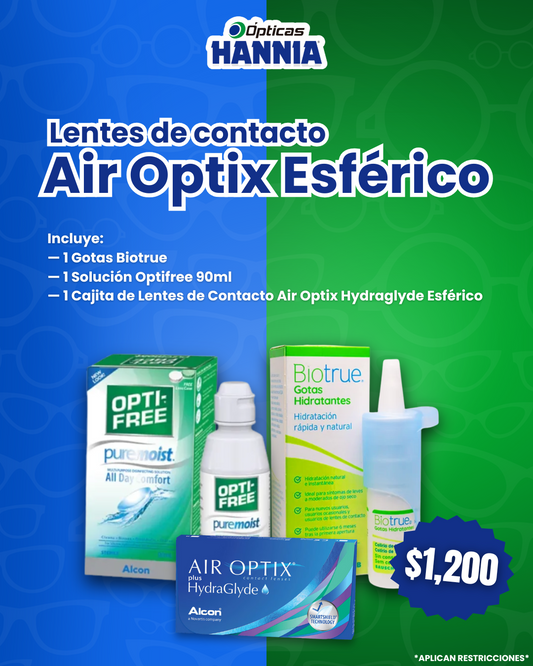 Paquete Air Optix Hydraglyde Esférico