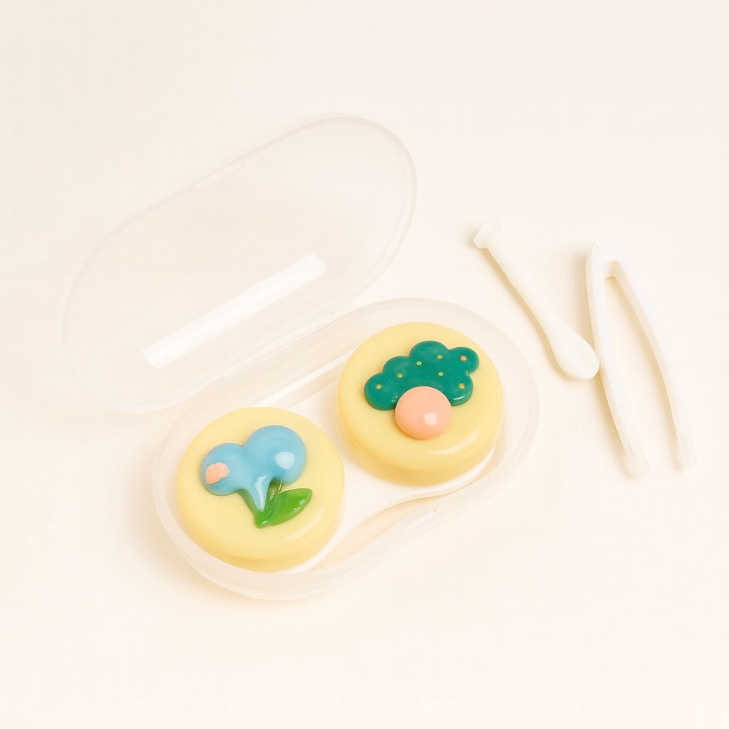 Estuche para Lentes de Contacto – Diseño Decorativo