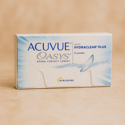 Acuvue Oasys – Lentes de Contacto para Miopía e Hipermetropía